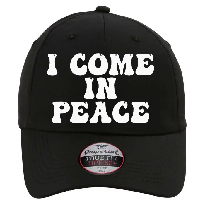 I Come In Peace IM Peace Funny CoupleS Matching The Original Performance Cap