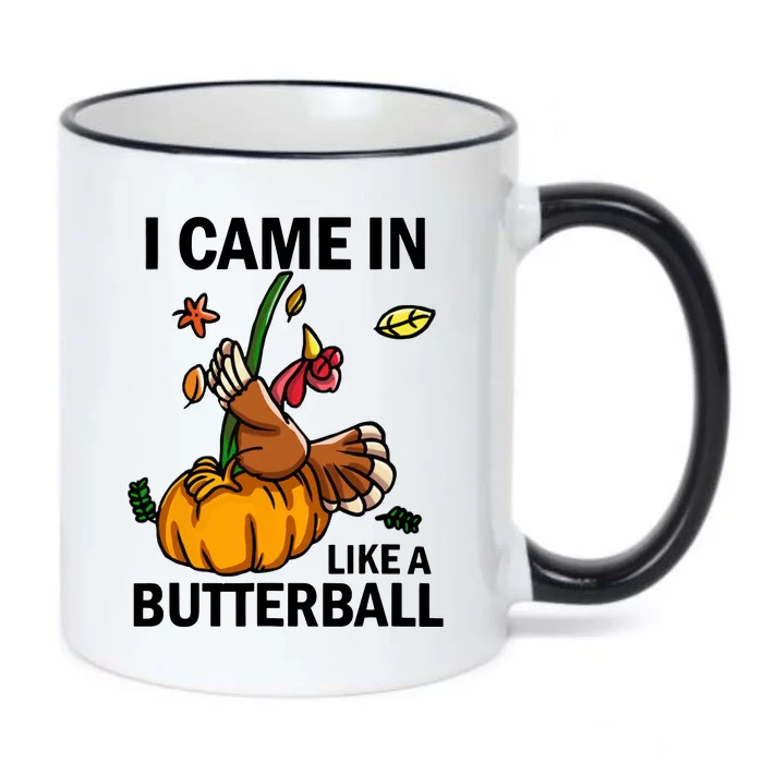 I Came In Like A Butterball Black Color Changing Mug