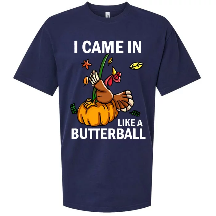 I Came In Like A Butterball Sueded Cloud Jersey T-Shirt