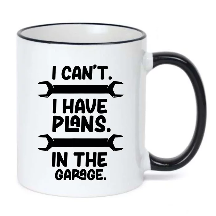 I Can't I Have Plans In The Garage Hobby Car Mechanic Tools Gift Black Color Changing Mug