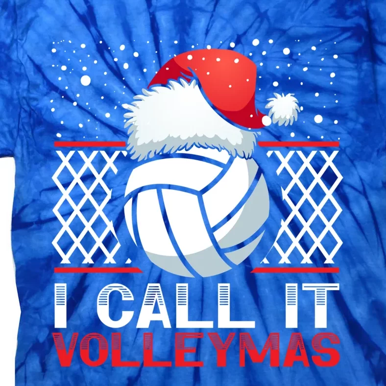 I Call It Volleymas Sport Lover Merry Xmas Christmas Day Gift Tie-Dye T-Shirt