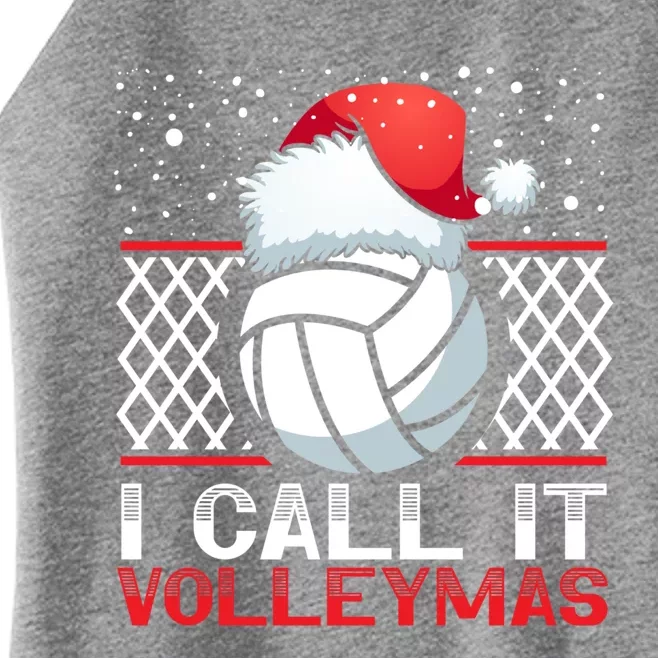 I Call It Volleymas Sport Lover Merry Xmas Christmas Day Gift Women’s Perfect Tri Rocker Tank