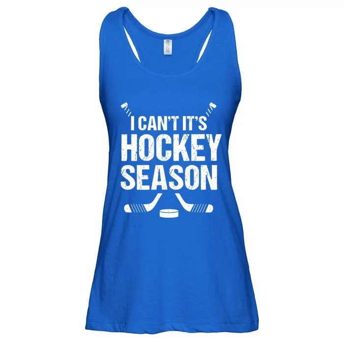 I Cant Its Hockey Season Funny Gift Ladies Essential Flowy Tank