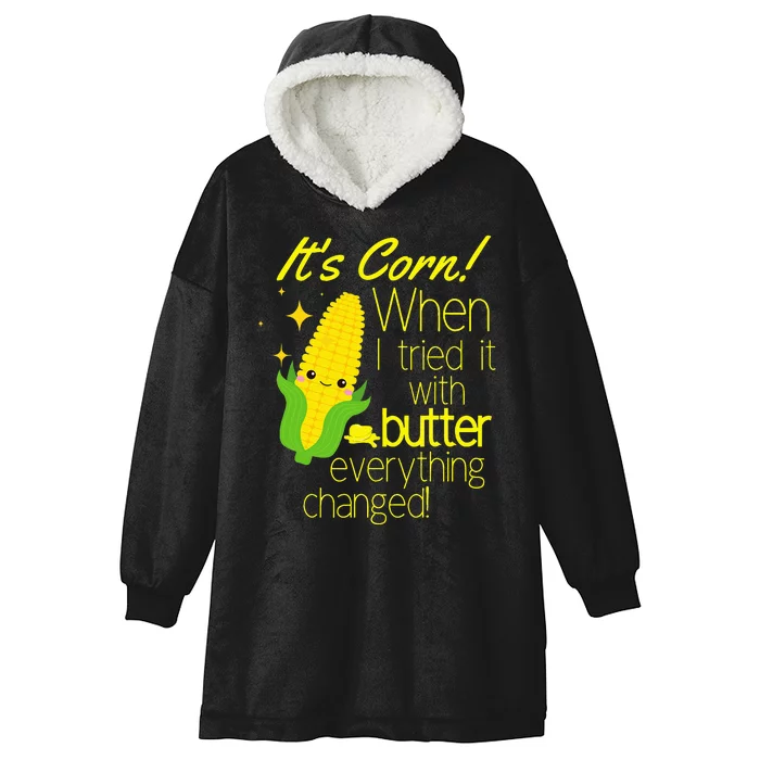 Its Corn It Has The Juice Corn Costume Funny Hooded Wearable Blanket