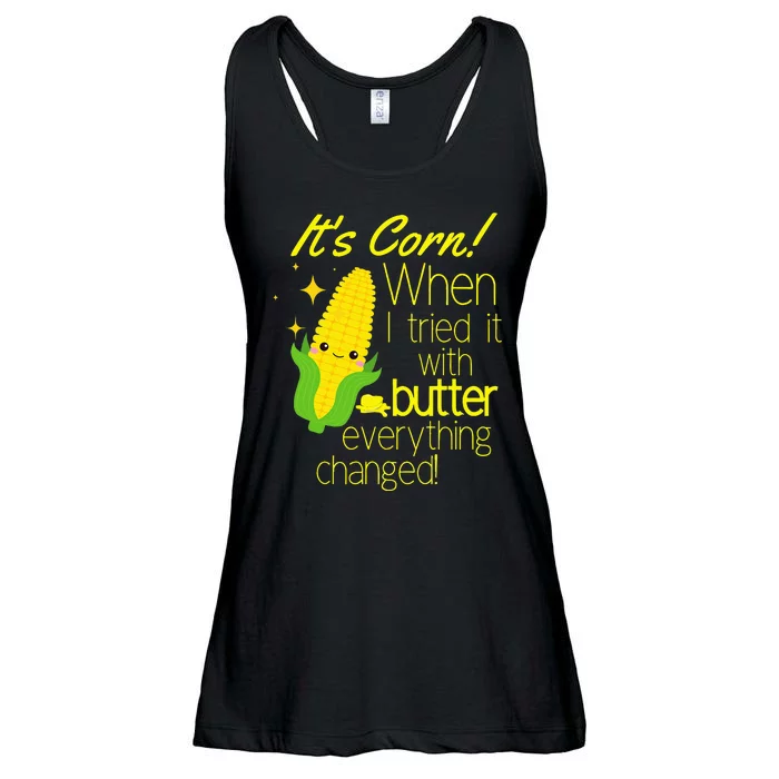 Its Corn It Has The Juice Corn Costume Funny Ladies Essential Flowy Tank