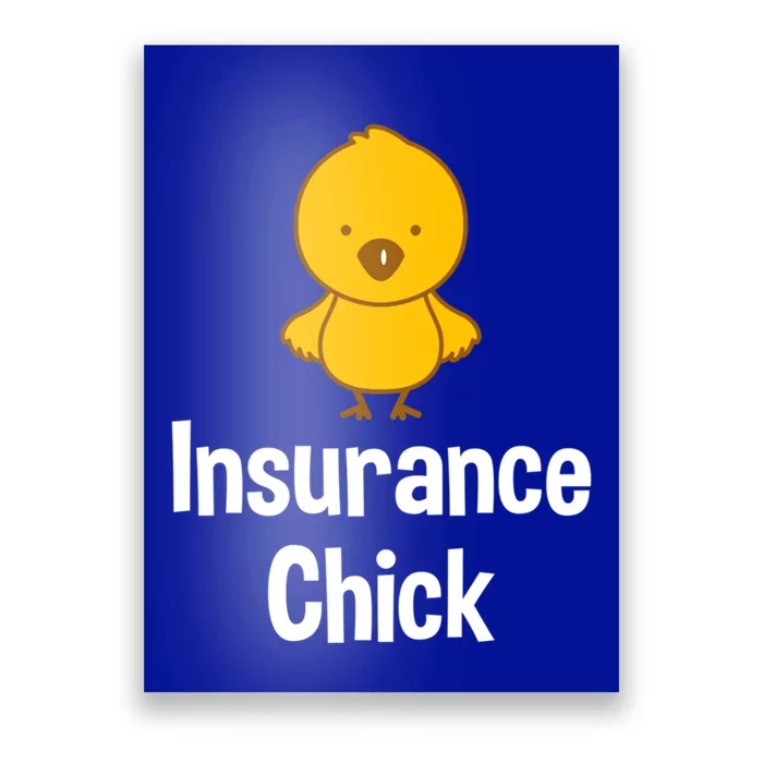 Insurance Chick Insurance Broker Insurance Agent Gift Poster