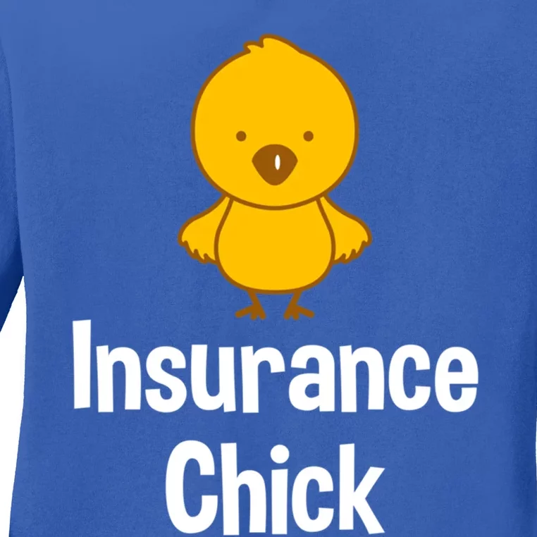 Insurance Chick Insurance Broker Insurance Agent Gift Ladies Long Sleeve Shirt