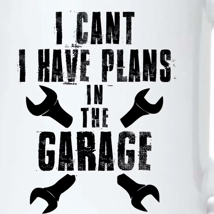 I Cant I Have Plans In The Garage Mechanics Mechanical Gift Black Color Changing Mug