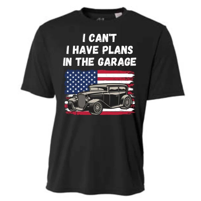 I Can’t I Have Plans In The Garage, Garage, Funny Mechanic Cooling Performance Crew T-Shirt