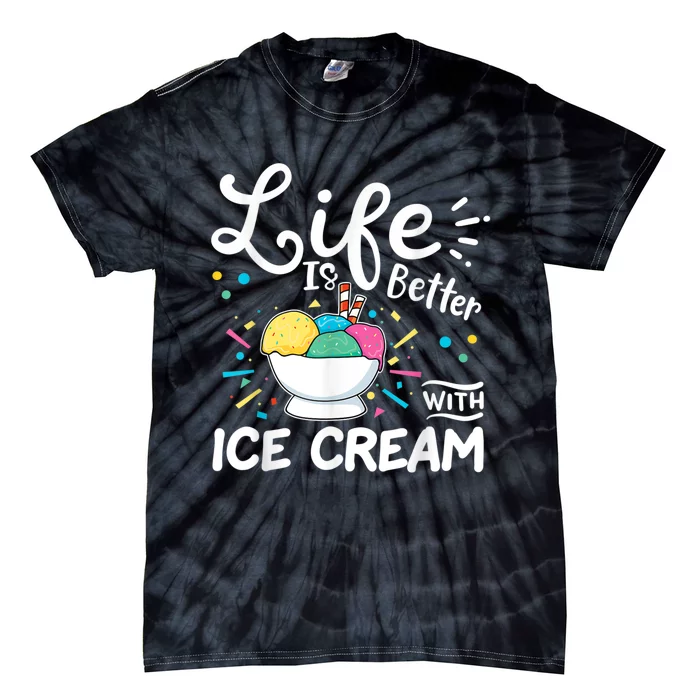 Ice Cream Tie-Dye T-Shirt