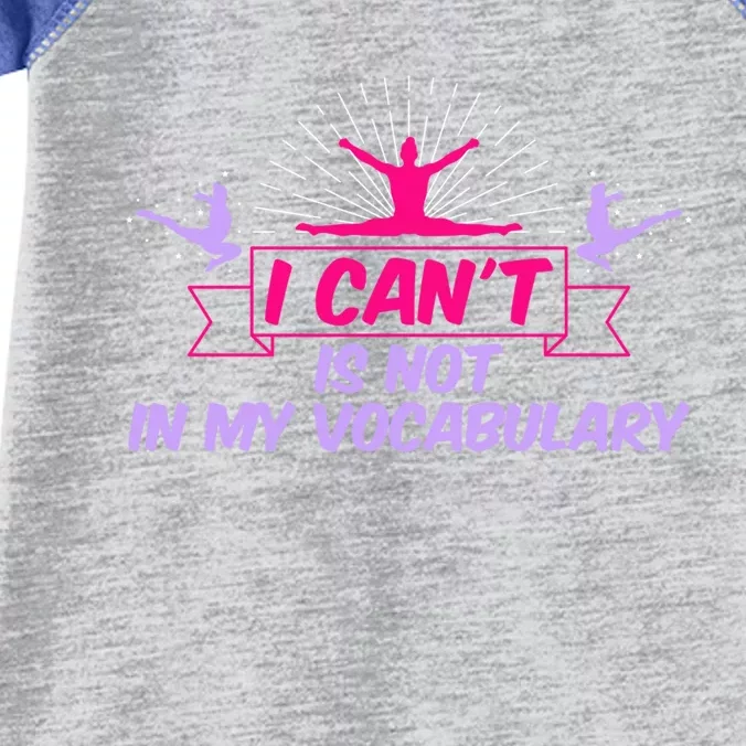 I Can’t Is Not In My Vocabulary Cute Gift Infant Baby Jersey Bodysuit