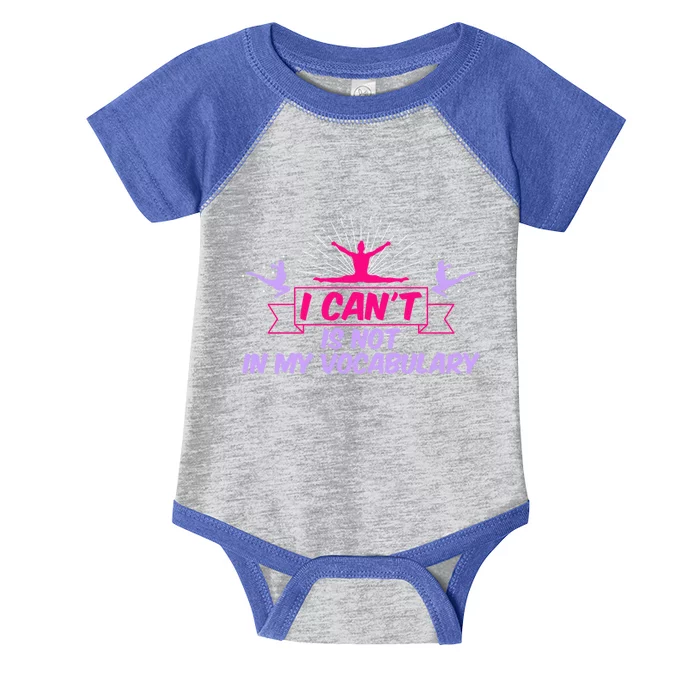 I Can’t Is Not In My Vocabulary Cute Gift Infant Baby Jersey Bodysuit