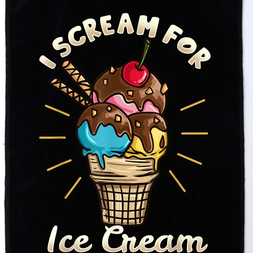 Ice Cream Platinum Collection Golf Towel