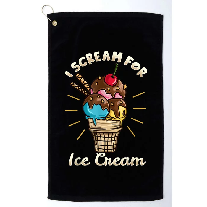 Ice Cream Platinum Collection Golf Towel