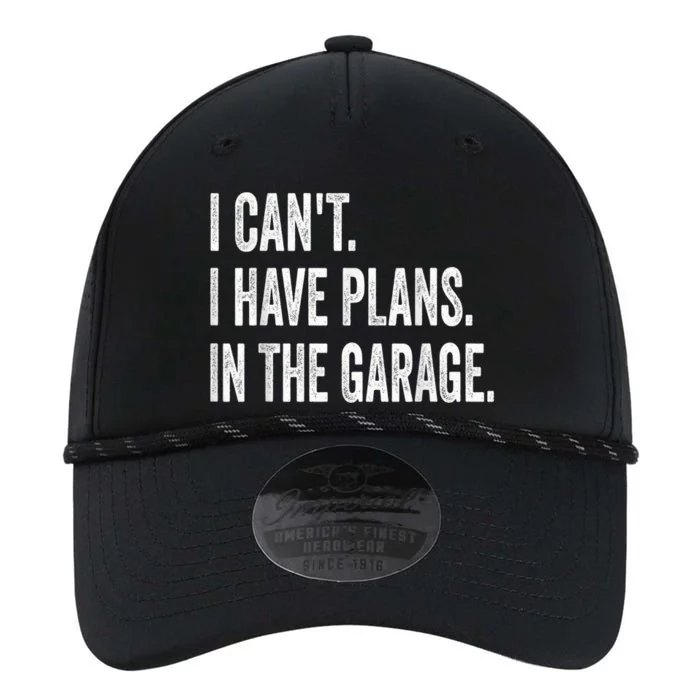 I Cant I Have Plans In The Garage Car Mechanic Design Print Performance The Dyno Cap