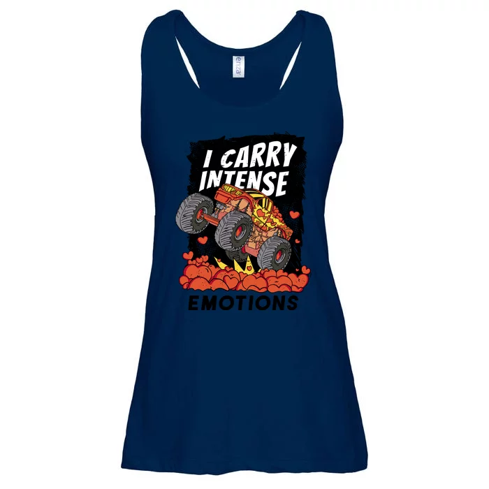 I Carry Intense Emotions Trucker Ladies Essential Flowy Tank