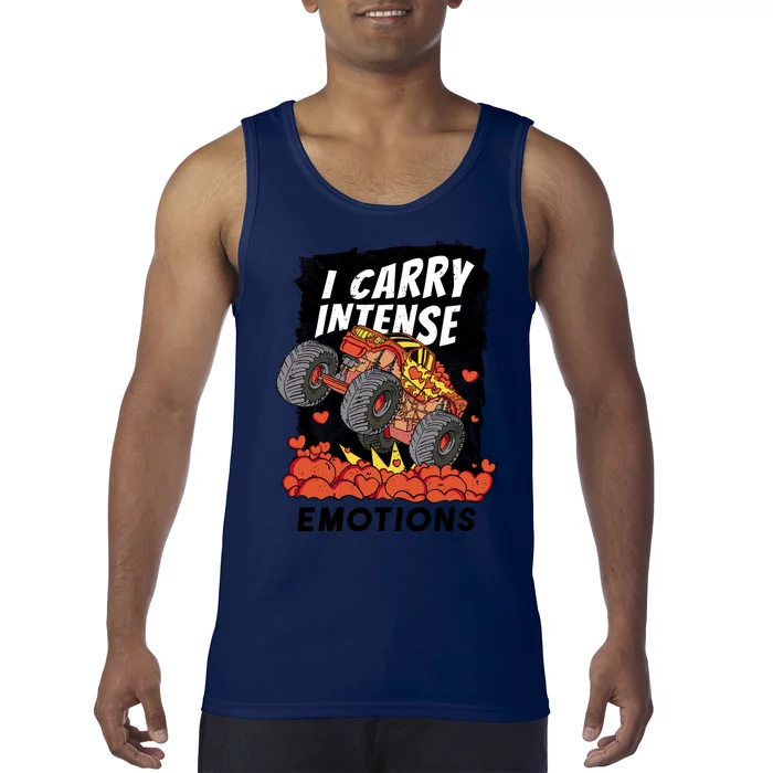 I Carry Intense Emotions Trucker Tank Top