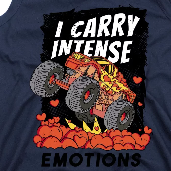 I Carry Intense Emotions Trucker Tank Top