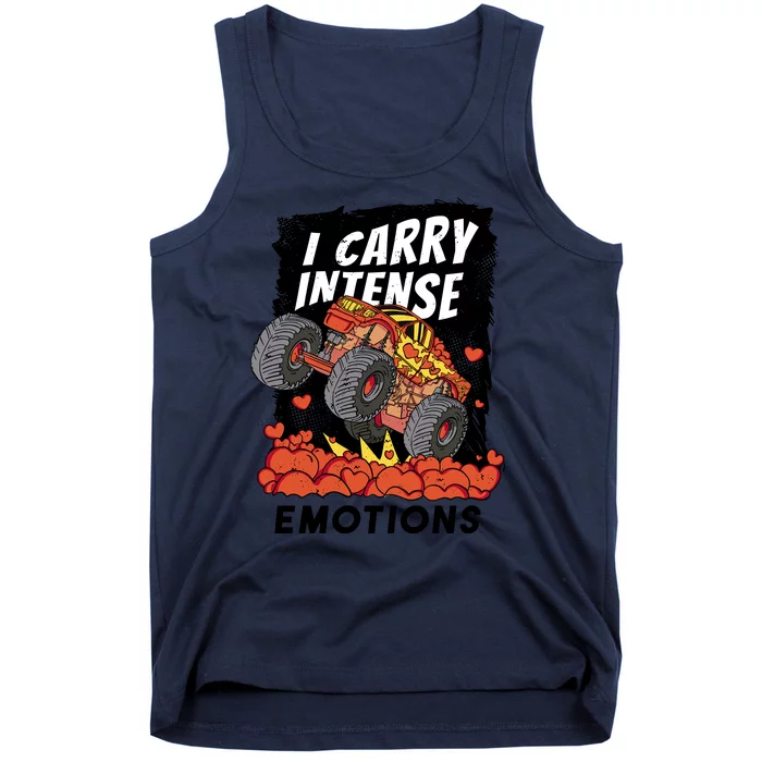 I Carry Intense Emotions Trucker Tank Top