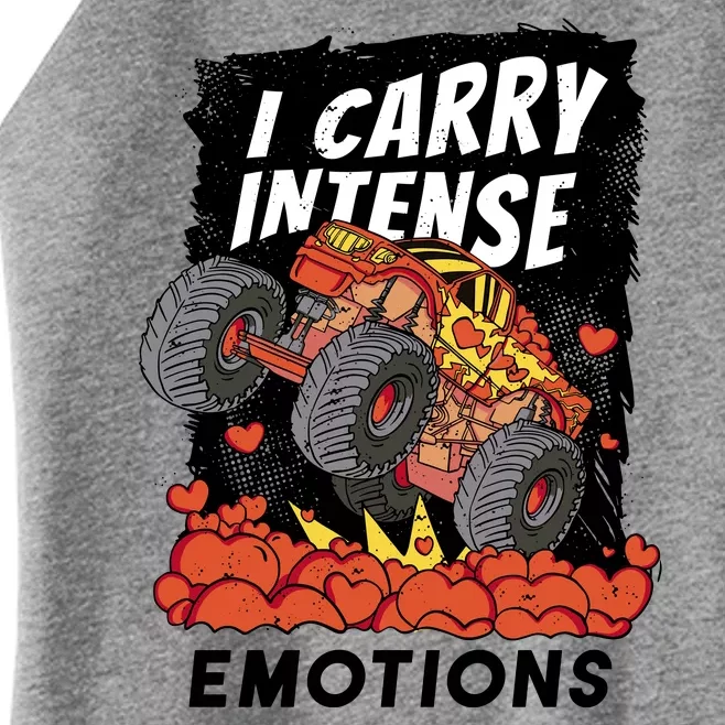 I Carry Intense Emotions Trucker Women’s Perfect Tri Rocker Tank