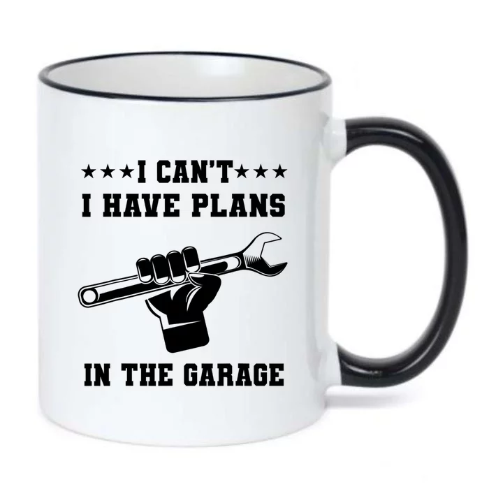 I Can't I Have Plans In The Garage Tools Car Mechanic Hobby Great Gift Black Color Changing Mug