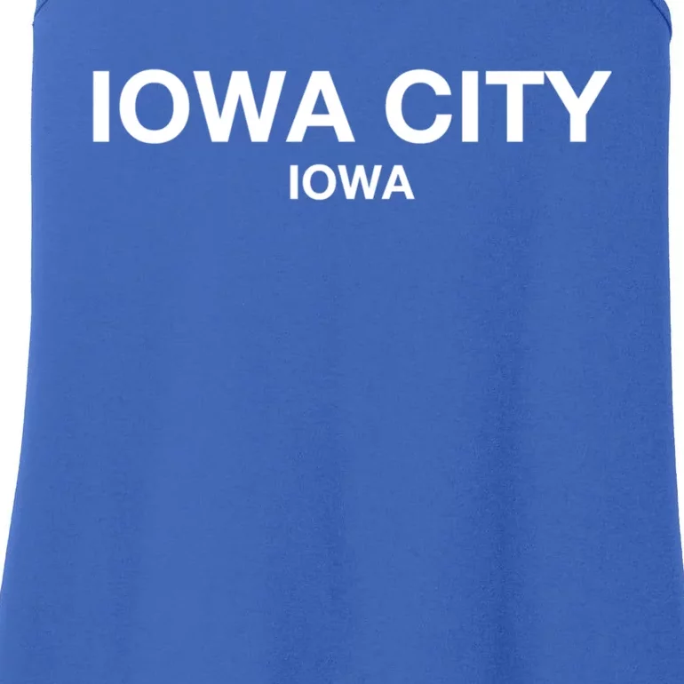 Iowa City Iowa Gift Show Your Love For City Iowa City Great Gift Ladies Essential Tank