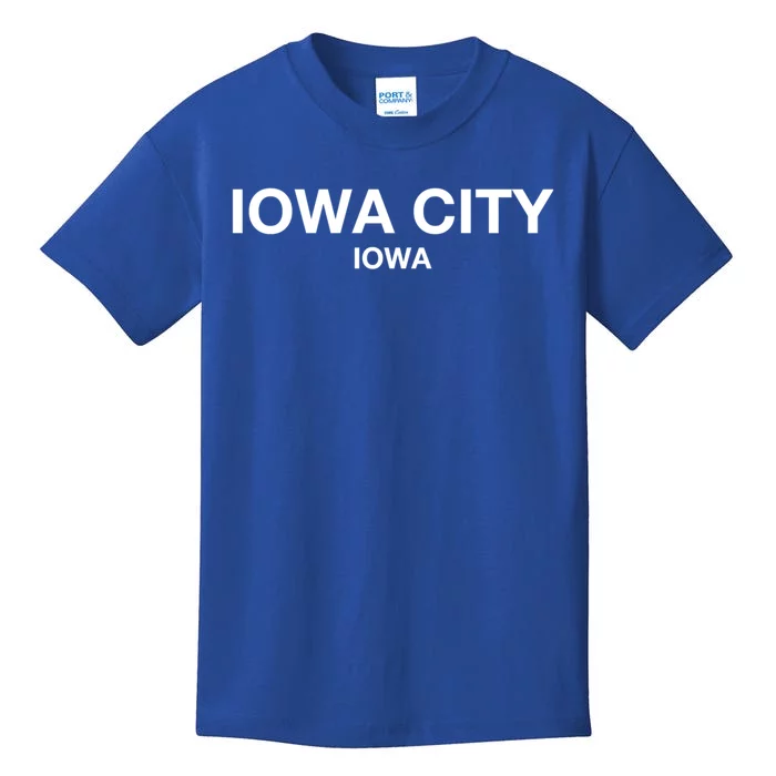 Iowa City Iowa Gift Show Your Love For City Iowa City Great Gift Kids T-Shirt