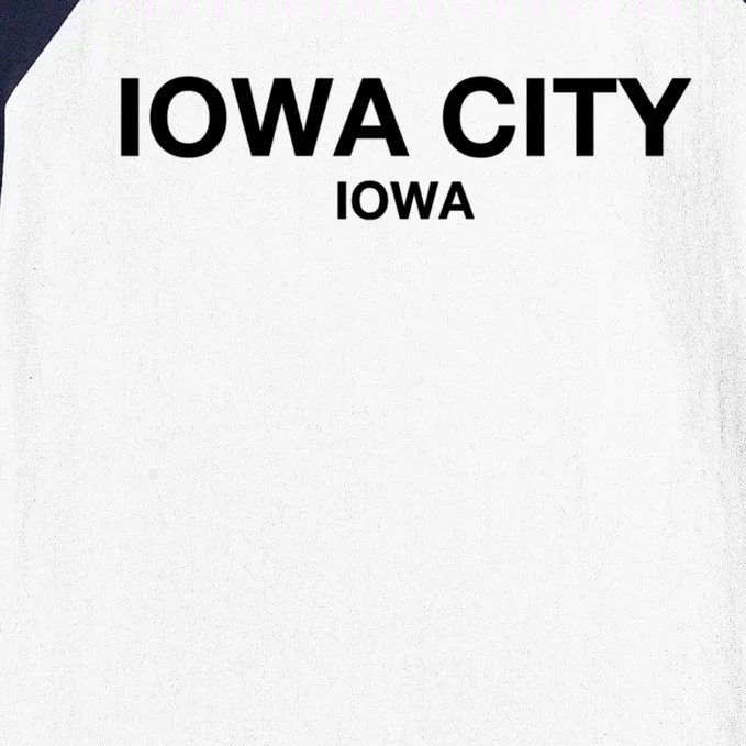 Iowa City Iowa Gift Show Your Love For City Iowa City Great Gift Baseball Sleeve Shirt