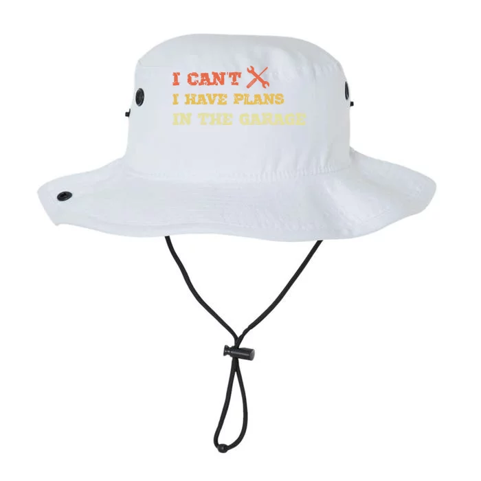 I Can't I Have Plans In My Garage Gift Legacy Cool Fit Booney Bucket Hat