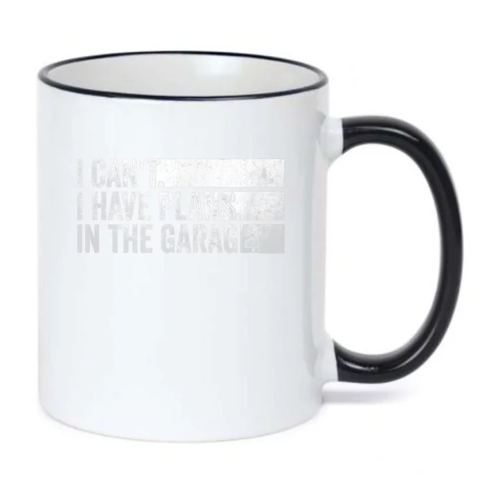 I Can't, I Have Plans In The Garage. Mechanic Car Enthusiast Black Color Changing Mug