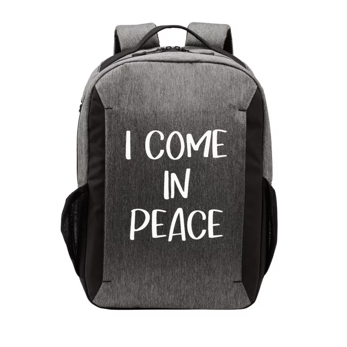 I Come In Peace IM Peace Couple Matching Vector Backpack