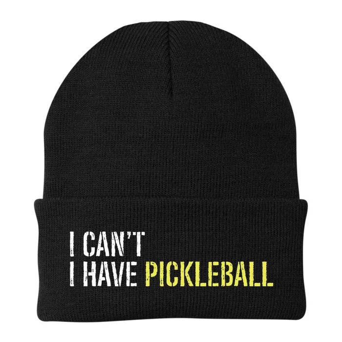 I CanT I Have Pickleball Knit Cap Winter Beanie