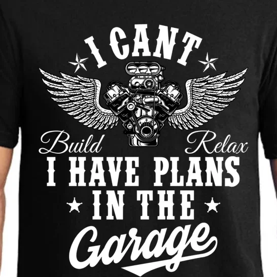 I Cant I Have Plans In The Garage Fathers Day Car Mechanics Pajama Set