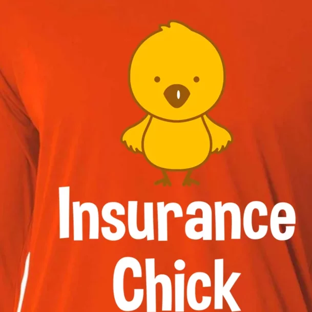 Insurance Chick Insurance Broker Insurance Agent Great Gift Cooling Performance Long Sleeve Crew