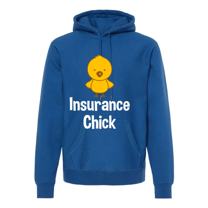 Insurance Chick Insurance Broker Insurance Agent Great Gift Premium Hoodie