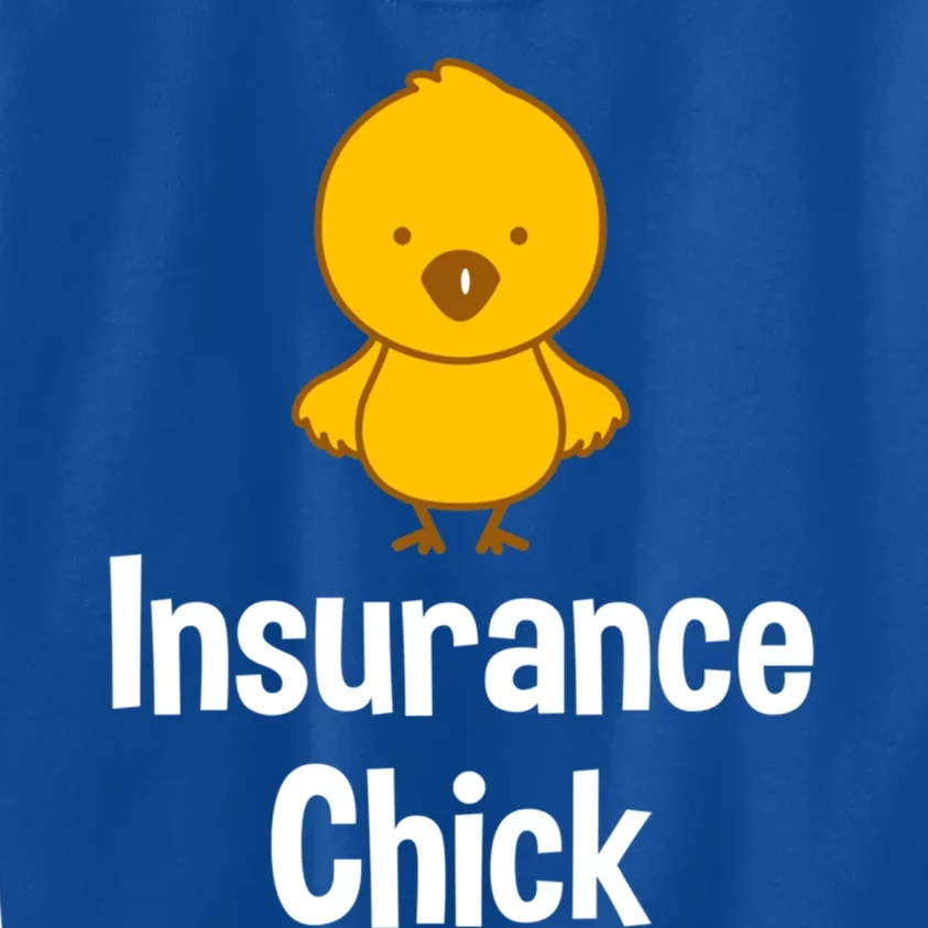 Insurance Chick Insurance Broker Insurance Agent Great Gift Kids Sweatshirt