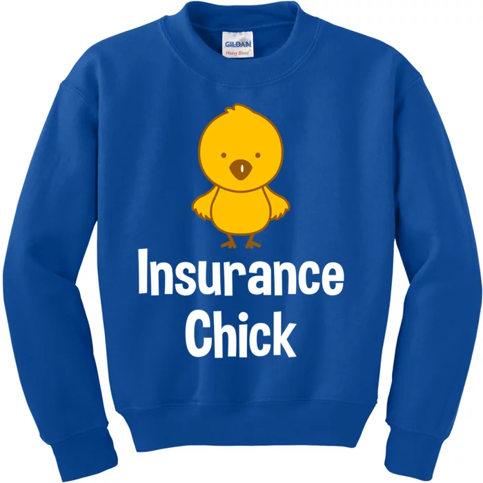 Insurance Chick Insurance Broker Insurance Agent Great Gift Kids Sweatshirt