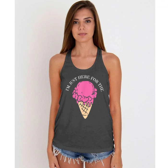 Ice Cream Women's Knotted Racerback Tank