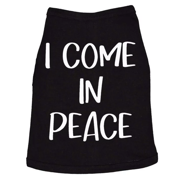 I Come In Peace IM Peace Couple Matching Doggie Tank