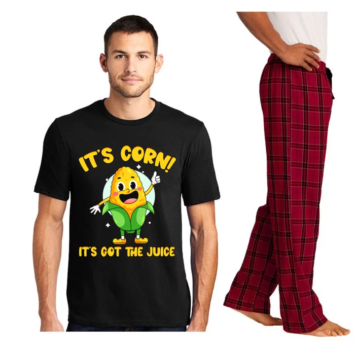 ItS Corn! It Has The Juice Meme Funny Cute Corn Song Gift Pajama Set