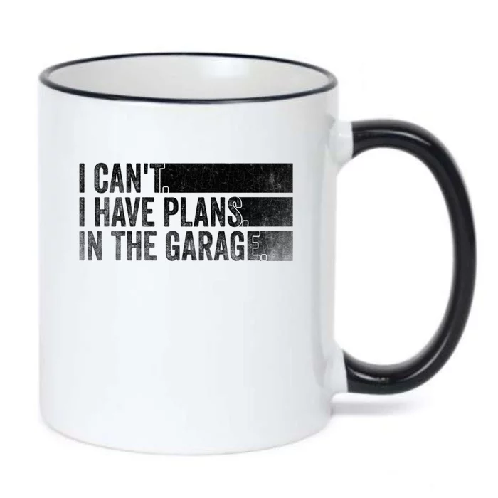 I Can't I Have Plans In The Garage Mechanic Car Enthusiast Cool Gift Black Color Changing Mug