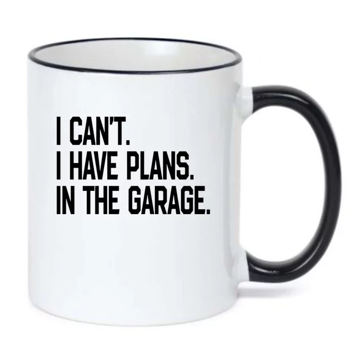 I Cant I Have Plans In The Garage Fathers Day Car Mechanics Gift Black Color Changing Mug