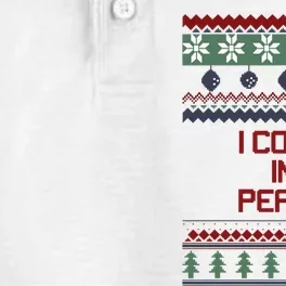 I Come In Peace Im Peace Funny Couple Christmas Ugly Sweater Dry Zone Grid Performance Polo