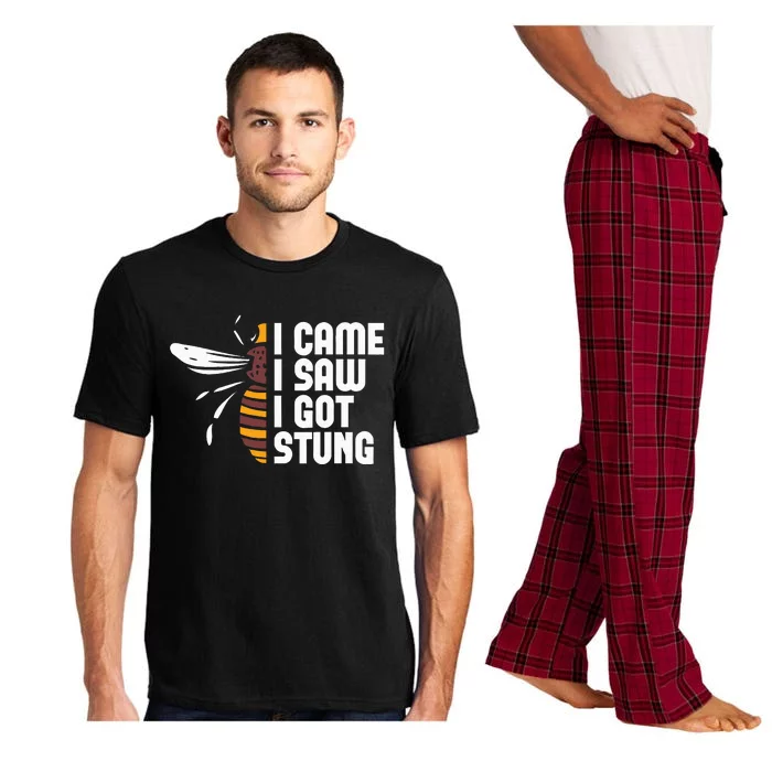 I Came I Saw I Got Stung Funny Beekeeper Bees Beekeeping Pajama Set