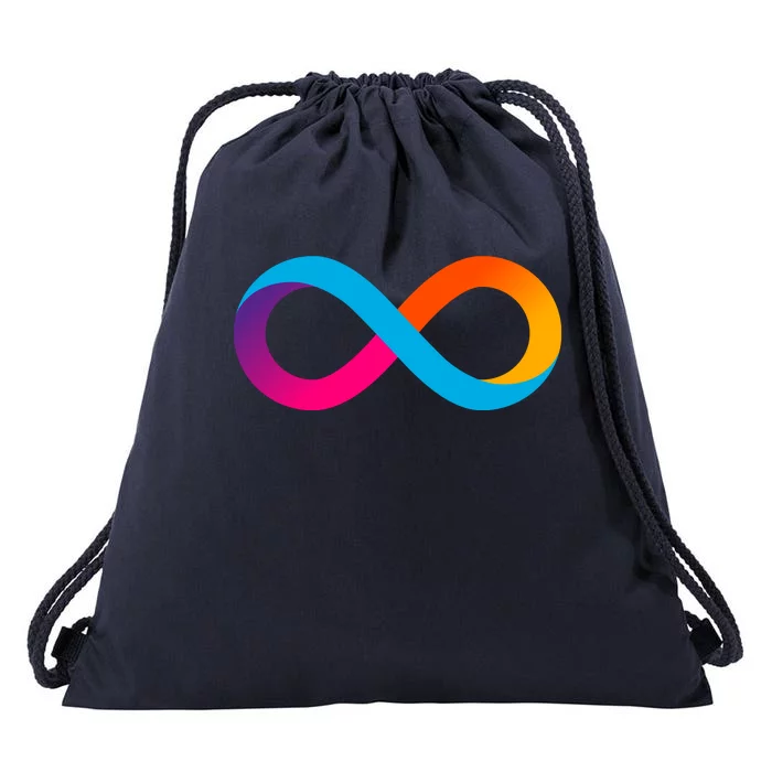 Internet Computer Icp Cryptocurrency Logo Drawstring Bag