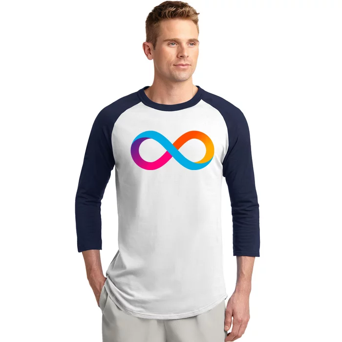 Internet Computer Icp Cryptocurrency Logo Baseball Sleeve Shirt