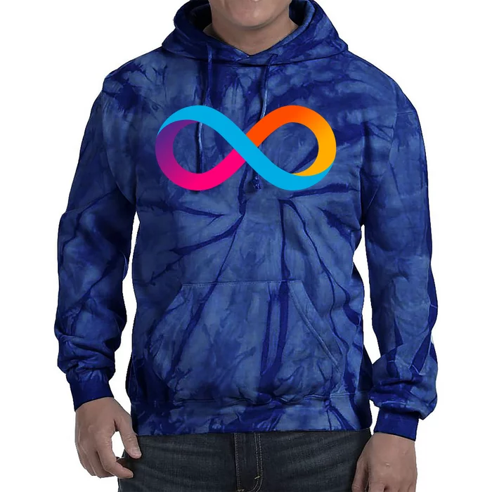 Internet Computer Icp Cryptocurrency Logo Tie Dye Hoodie