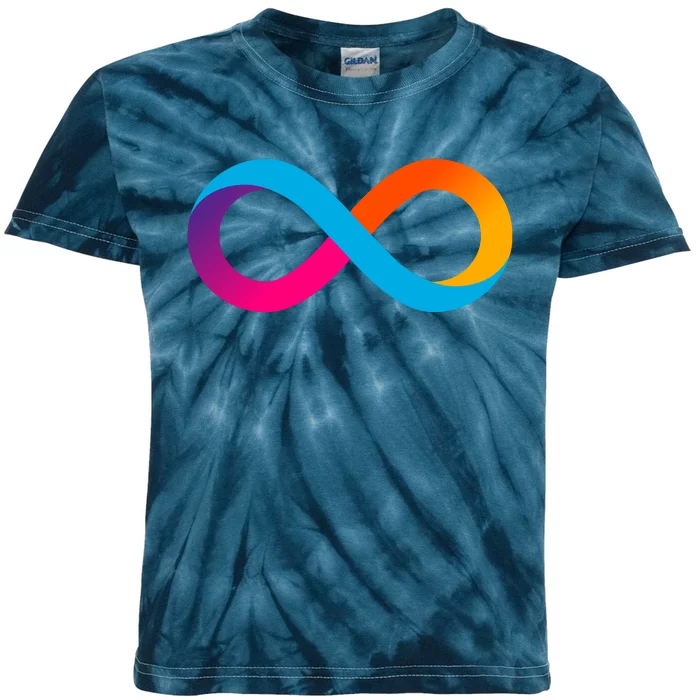 Internet Computer Icp Cryptocurrency Logo Kids Tie-Dye T-Shirt