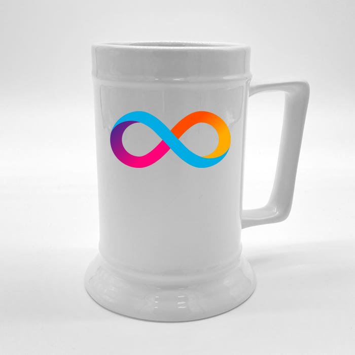 Internet Computer Icp Cryptocurrency Logo Front & Back Beer Stein