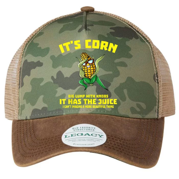 It's Corn It Has The Juice Funny Trendy Legacy Tie Dye Trucker Hat